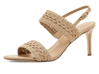 Cole Haan Harlan Double Band Sandals Women's Dress Sandals Tuscan Sand Woven Fabric/leather: 9 B - Medium In Brown