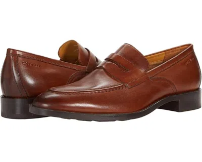 Cole Haan Hawthorne Penny Loafers Men's 10.5 Habana Leather Dress Shoes Khd2056