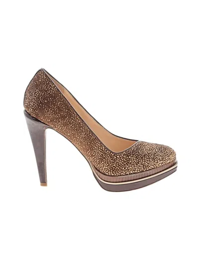 Pre-owned Cole Haan Heels In Brown