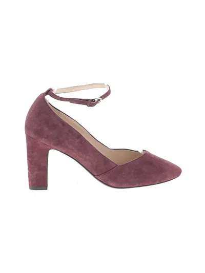 Pre-owned Cole Haan Heels In Burgundy