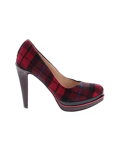 Pre-owned Cole Haan Heels In Burgundy