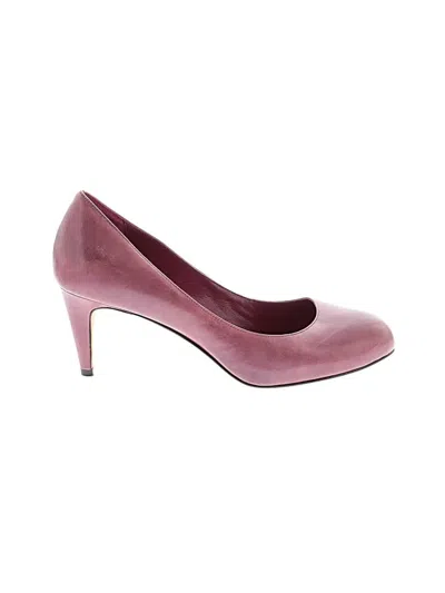Pre-owned Cole Haan Heels In Burgundy