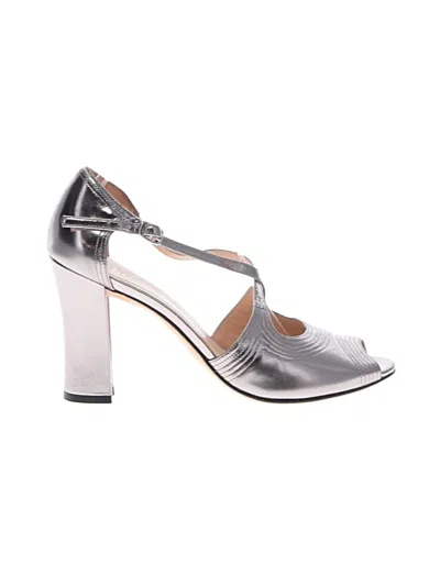 Pre-owned Cole Haan Heels In Silver
