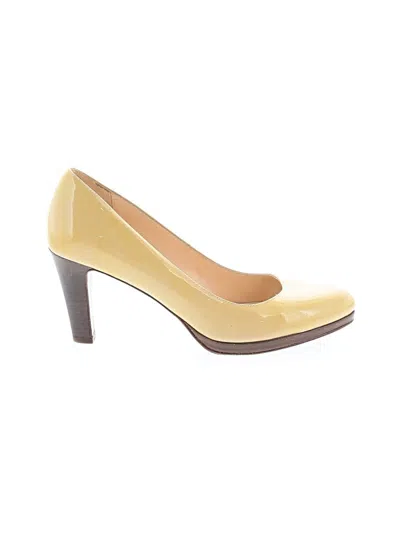 Pre-owned Cole Haan Heels In Yellow