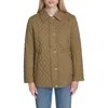 Cole Haan Honeycomb Quilted Jacket In Gray