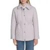 Cole Haan Honeycomb Quilted Jacket In White