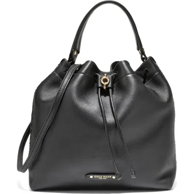 Cole Haan Isabella Bucket Bag In Black