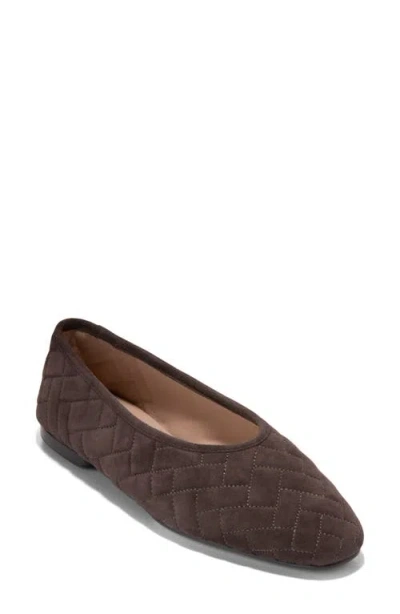 Cole Haan Jasleen Quilted Ballet Flat In Brown