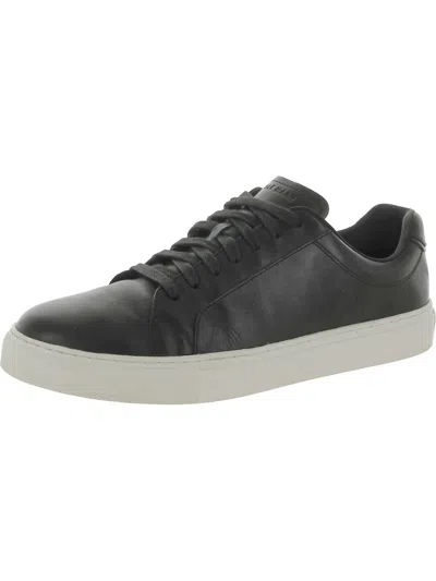 Cole Haan Jensen Mens Leather Casual And Fashion Sneakers In Black
