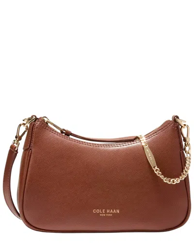 Cole Haan Jodie Mini Leather Shoulder Bag In Pink