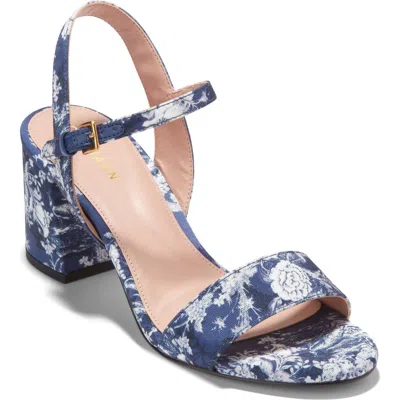 Cole Haan Josie Block Heel Sandal In Blue