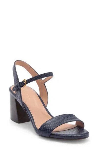 Cole Haan Josie Block Heel Sandal In Blue
