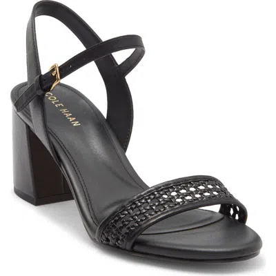Cole Haan Josie Block Heel Sandal In Black