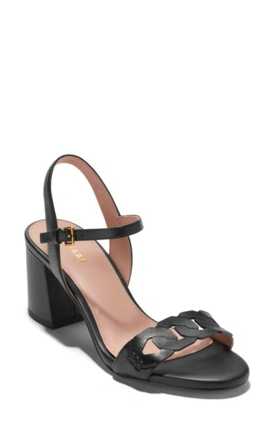 Cole Haan Josie Block Heel Sandal In Black Ltr