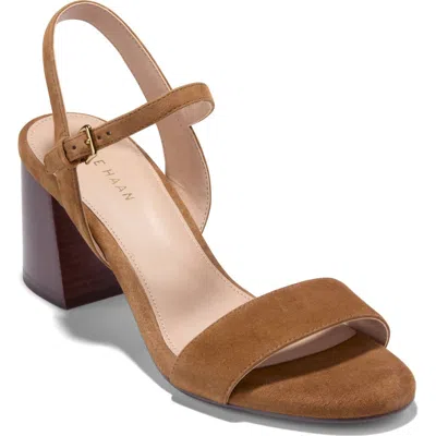 Cole Haan Josie Block Heel Sandal In Brown