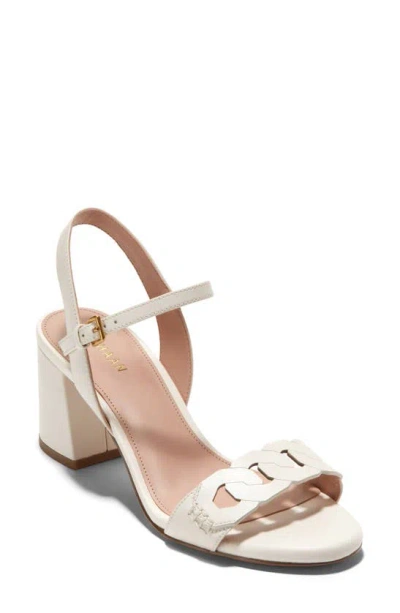 Cole Haan Josie Block Heel Sandal In Ivory Ltr