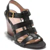 Cole Haan Josie Fisherman Sandal In Black Leather