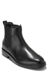 Cole Haan Newmark Grand Water Resistant Chelsea Boot In Black