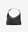 Cole Haan Kamila Leather Hobo Bag In Black