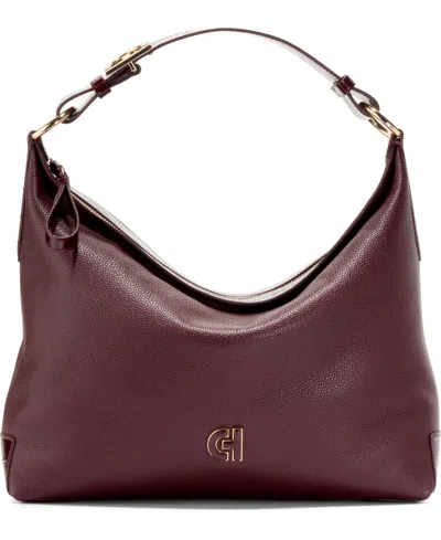 Cole Haan Kamilla Medium Hobo Bag In Bloodstone