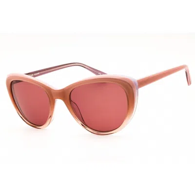 Cole Haan Ladies Black Cat Eye Sunglasses Ch7087 In Pink