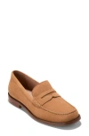 Cole Haan Lana Luxe Penny Loafer In Biscuit Suede