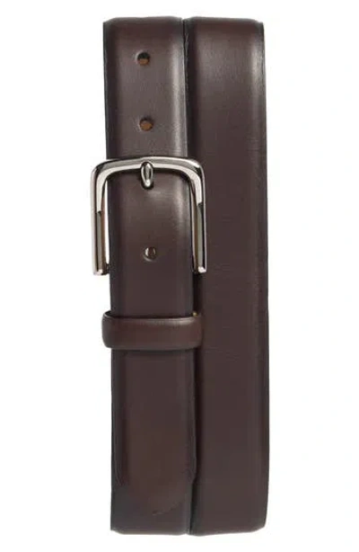 Cole Haan Leather Belt In Brown