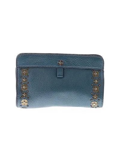 Pre-owned Cole Haan Leather Clutch In Blue