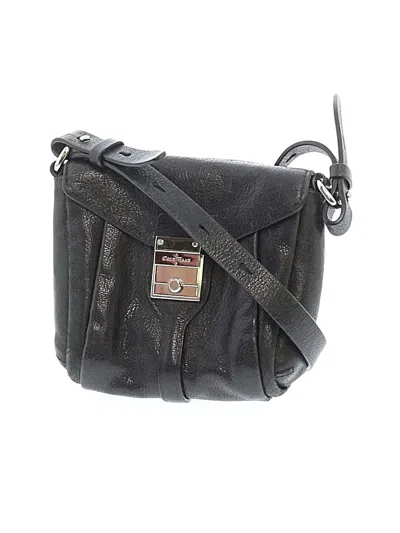 Pre-owned Cole Haan Leather Crossbody Bag In Black