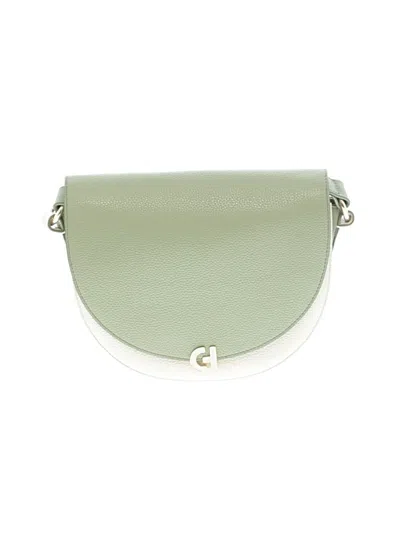 Pre-owned Cole Haan Leather Crossbody Bag In Green