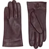 Cole Haan Leather Gloves In Burgundy