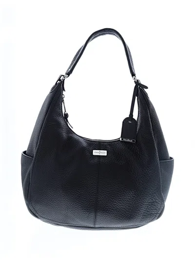 Pre-owned Cole Haan Leather Hobo Bag In Black
