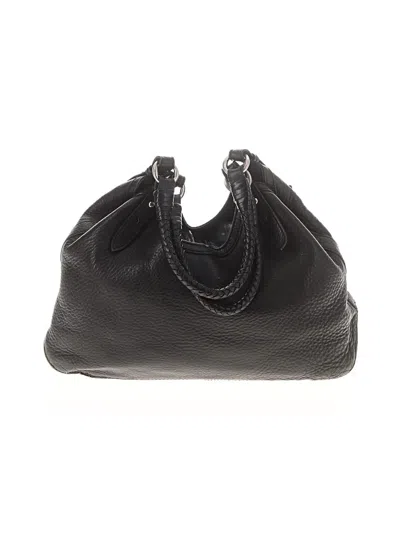 Pre-owned Cole Haan Leather Hobo Bag In Black