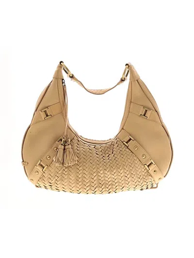 Pre-owned Cole Haan Leather Hobo Bag In Gold