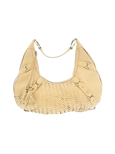 Pre-owned Cole Haan Leather Hobo Bag In Gold