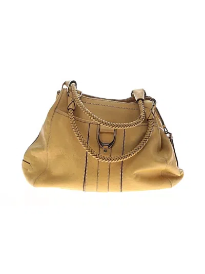 Pre-owned Cole Haan Leather Hobo Bag In Tan