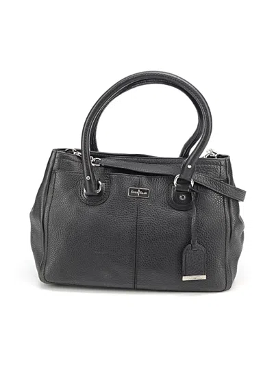 Pre-owned Cole Haan Leather Satchel In Black
