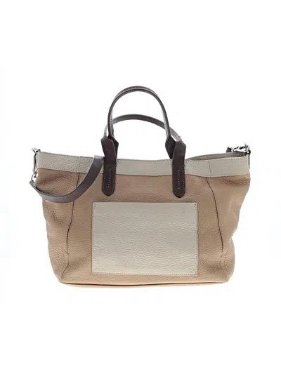 Pre-owned Cole Haan Leather Satchel In Brown