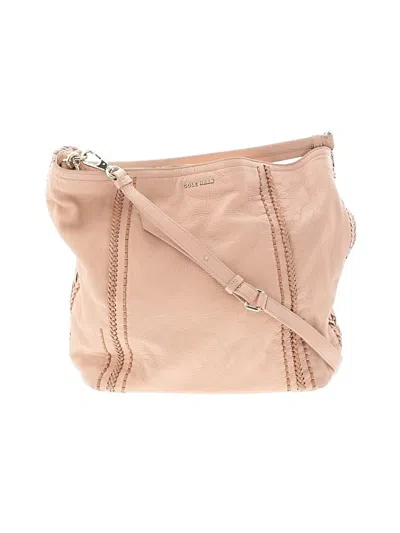 Pre-owned Cole Haan Leather Satchel In Brown