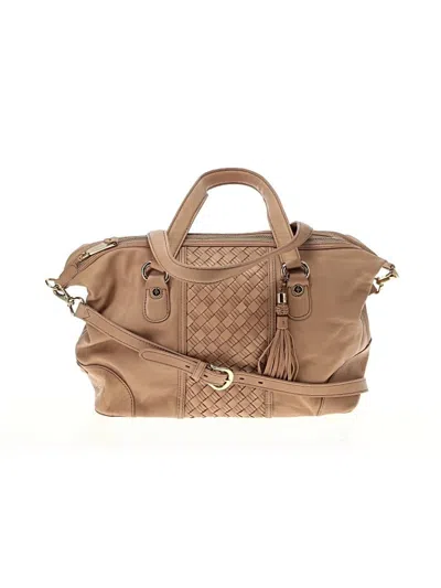 Pre-owned Cole Haan Leather Satchel In Brown