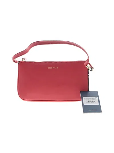 Cole Haan Leather Satchel In Red