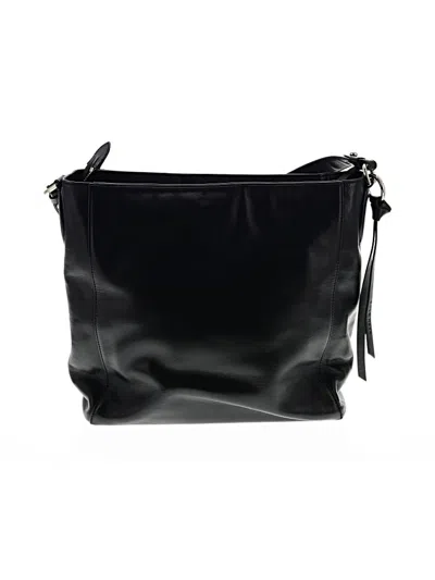 Pre-owned Cole Haan Leather Shoulder Bag In Black