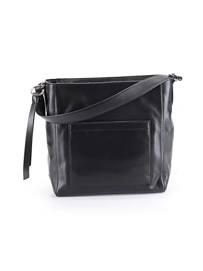 Pre-owned Cole Haan Leather Shoulder Bag In Black