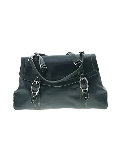 Pre-owned Cole Haan Leather Shoulder Bag In Blue
