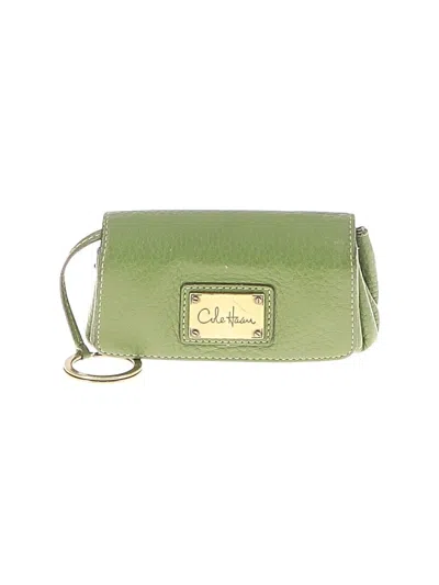 Pre-owned Cole Haan Leather Wallet In Green