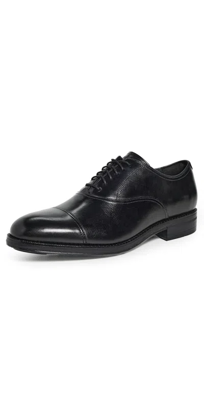 Cole Haan Ledley Grand Cap Toe Oxford Dress Shoes Black / Black