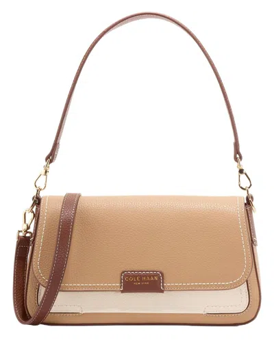 Cole Haan Leighton Leather Shoulder Bag In Brown