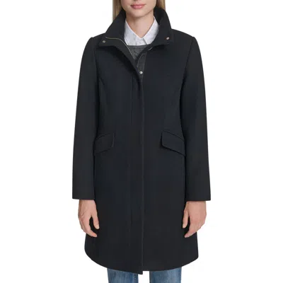 COLE HAAN COLE HAAN LONGLINE WOOL BLEND COAT