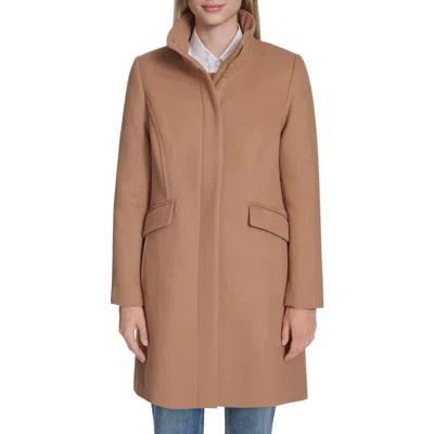 COLE HAAN COLE HAAN LONGLINE WOOL BLEND COAT