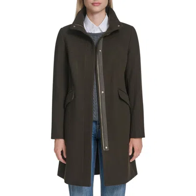 COLE HAAN COLE HAAN LONGLINE WOOL BLEND COAT